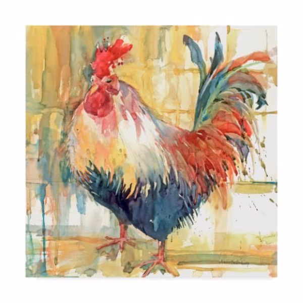 Annelein Beukenkamp 'Proud Plumage' Canvas Art, 18x18